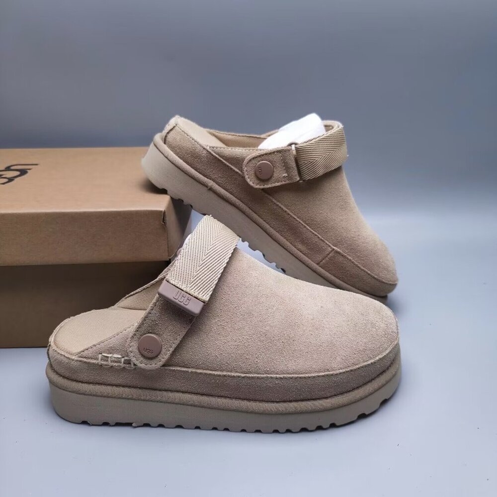 UGG Goldenstar Clog Beige Velcro Tumbler - Picture 4 of 7